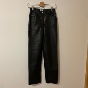 Wilfred Faux Leather Pants w24